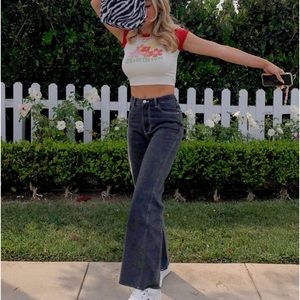 Princess Polly boundless denim jeans black